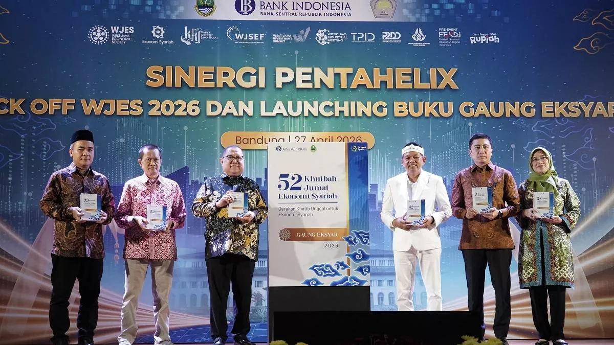 Perkuat Sinergi Pentahelix, Jabar Luncurkan WJES 2026 dan Buku Dakwah Ekonomi Syariah